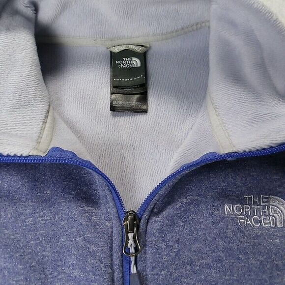 The North Face Jacket Womens Size SP Fleece Soft Purple Full Zip Up Sweater - Picture 2 of 8
